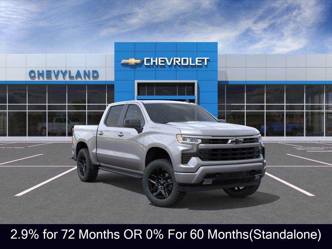 Sterling Gray Metallic 2026 Chevrolet Silverado 1500 Pickup Truck Four-Wheel Drive Automatic