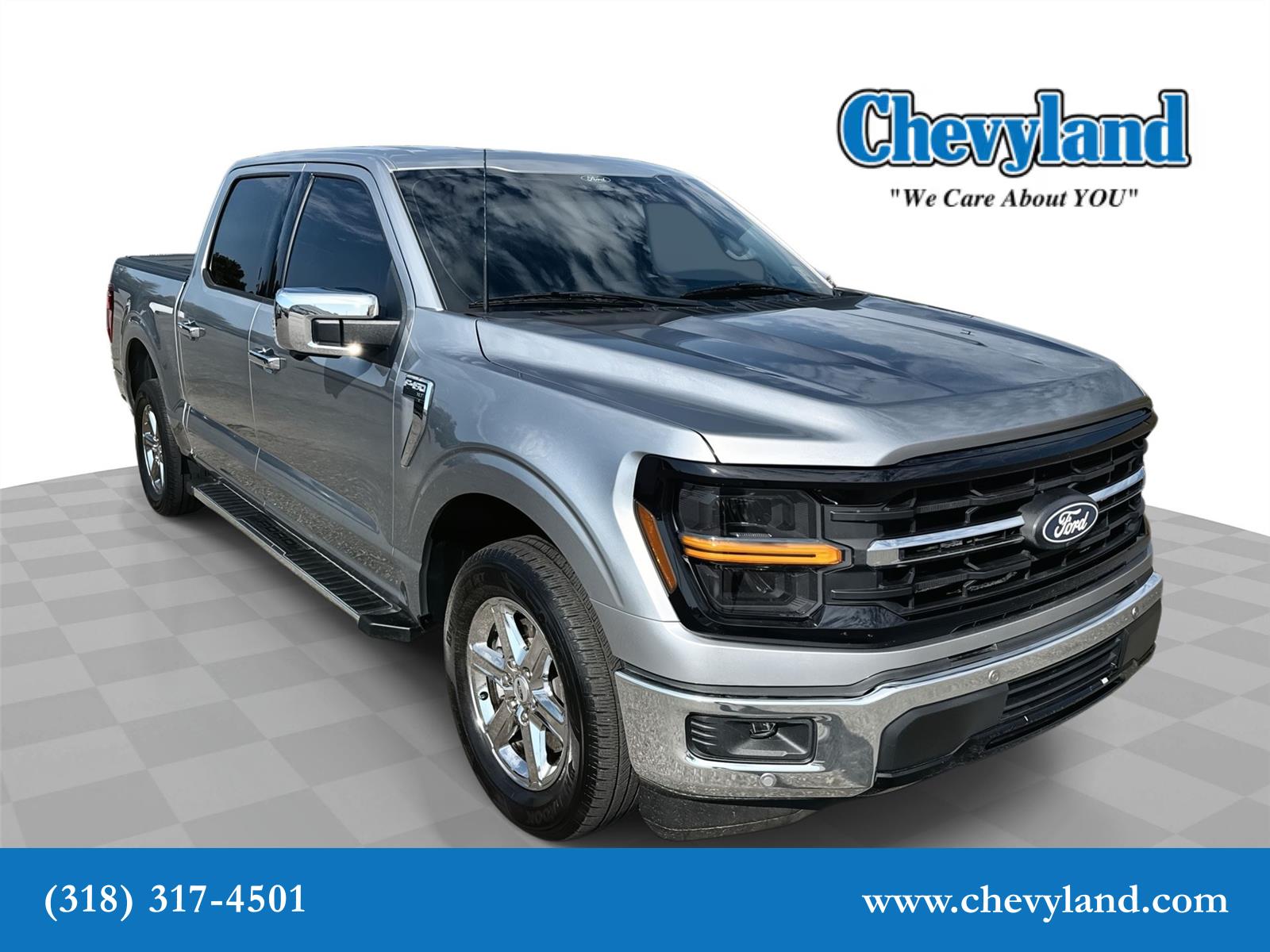 Iconic Silver Metallic 2025 Ford F-150 Pickup Truck 4X2 Automatic