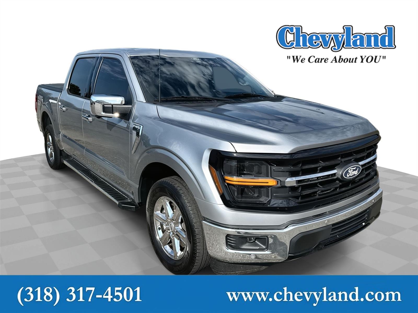 Iconic Silver Metallic 2025 Ford F-150 Pickup Truck 4X2 Automatic