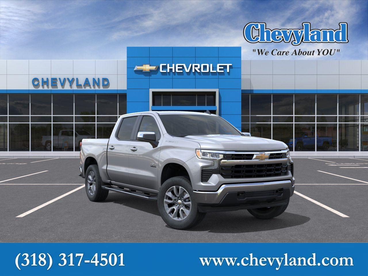 Sterling Gray Metallic 2026 Chevrolet Silverado 1500 Pickup Truck Four-Wheel Drive Automatic