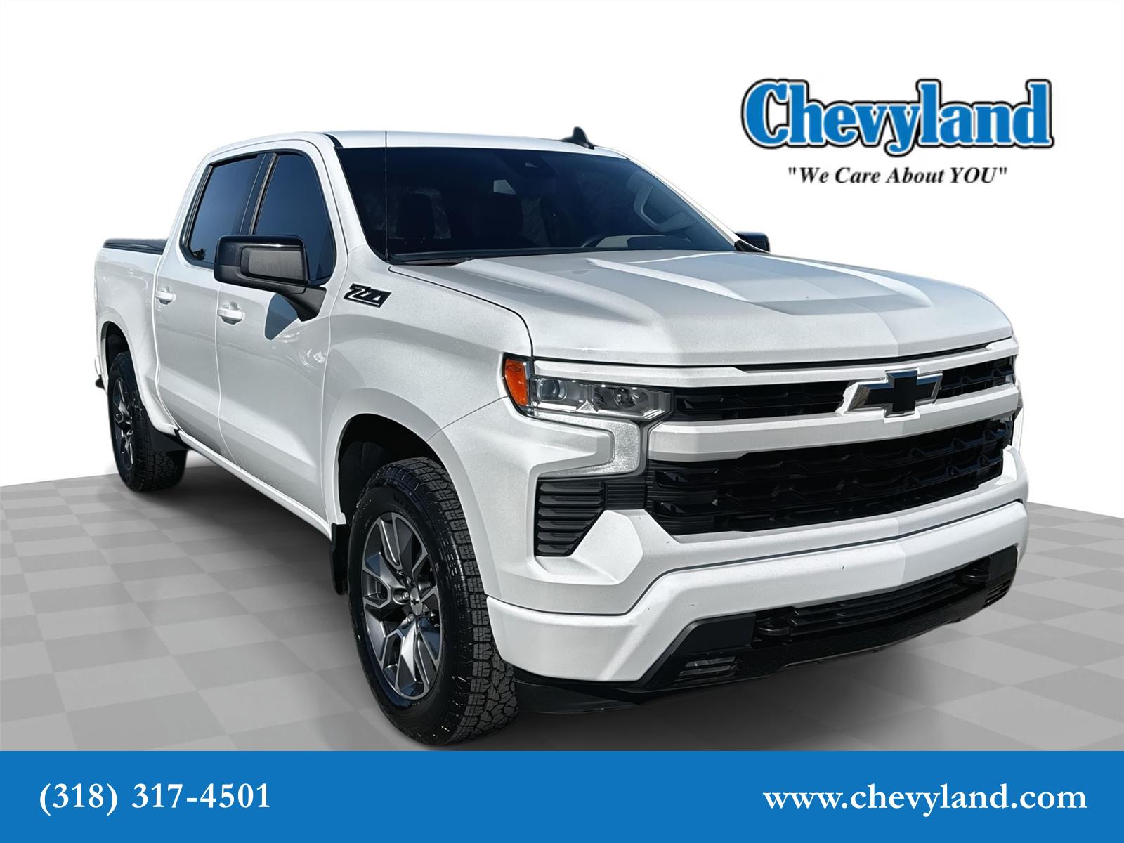 Summit White 2024 Chevrolet Silverado 1500 Pickup Truck Four-Wheel Drive Automatic