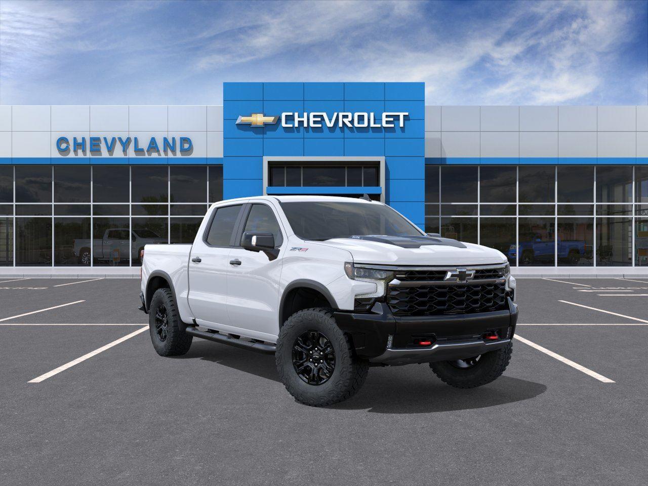 Summit White 2026 Chevrolet Silverado 1500 Pickup Truck Four-Wheel Drive Automatic