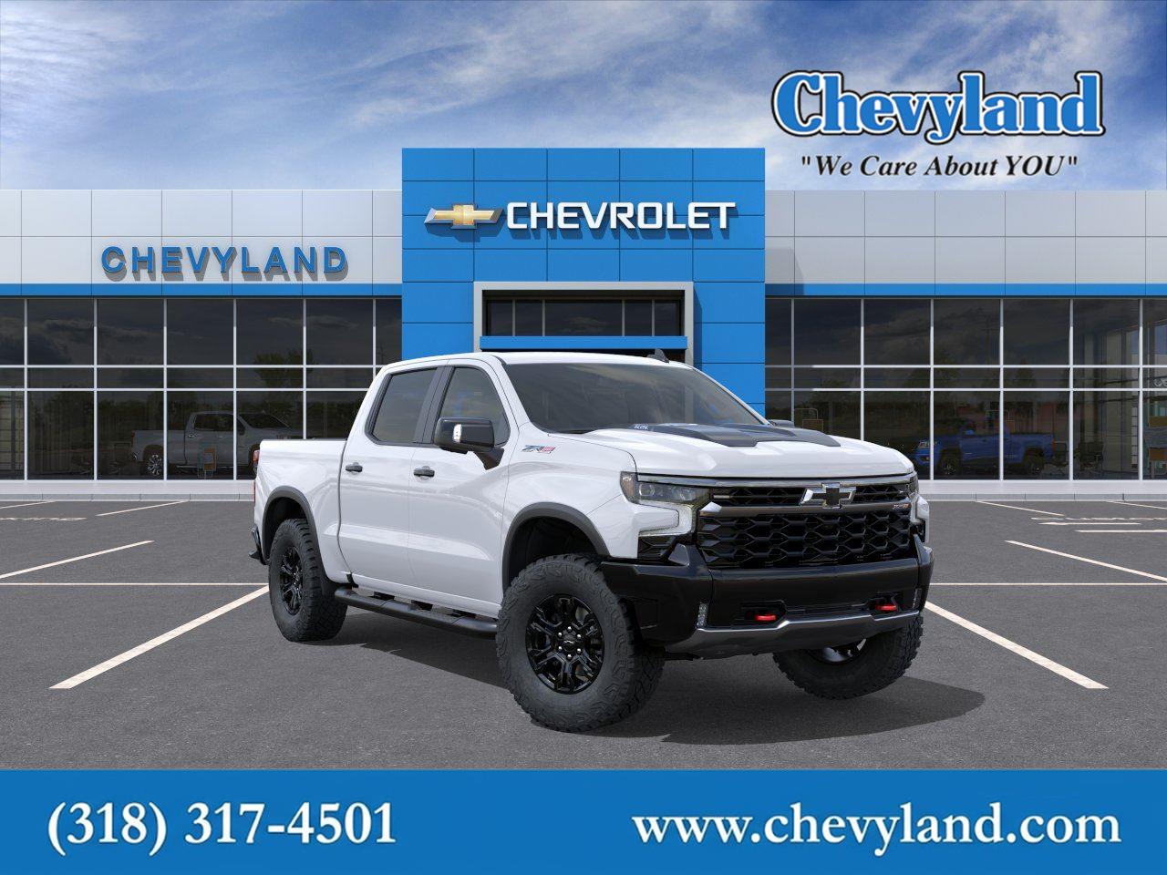 Summit White 2026 Chevrolet Silverado 1500 Pickup Truck Four-Wheel Drive Automatic