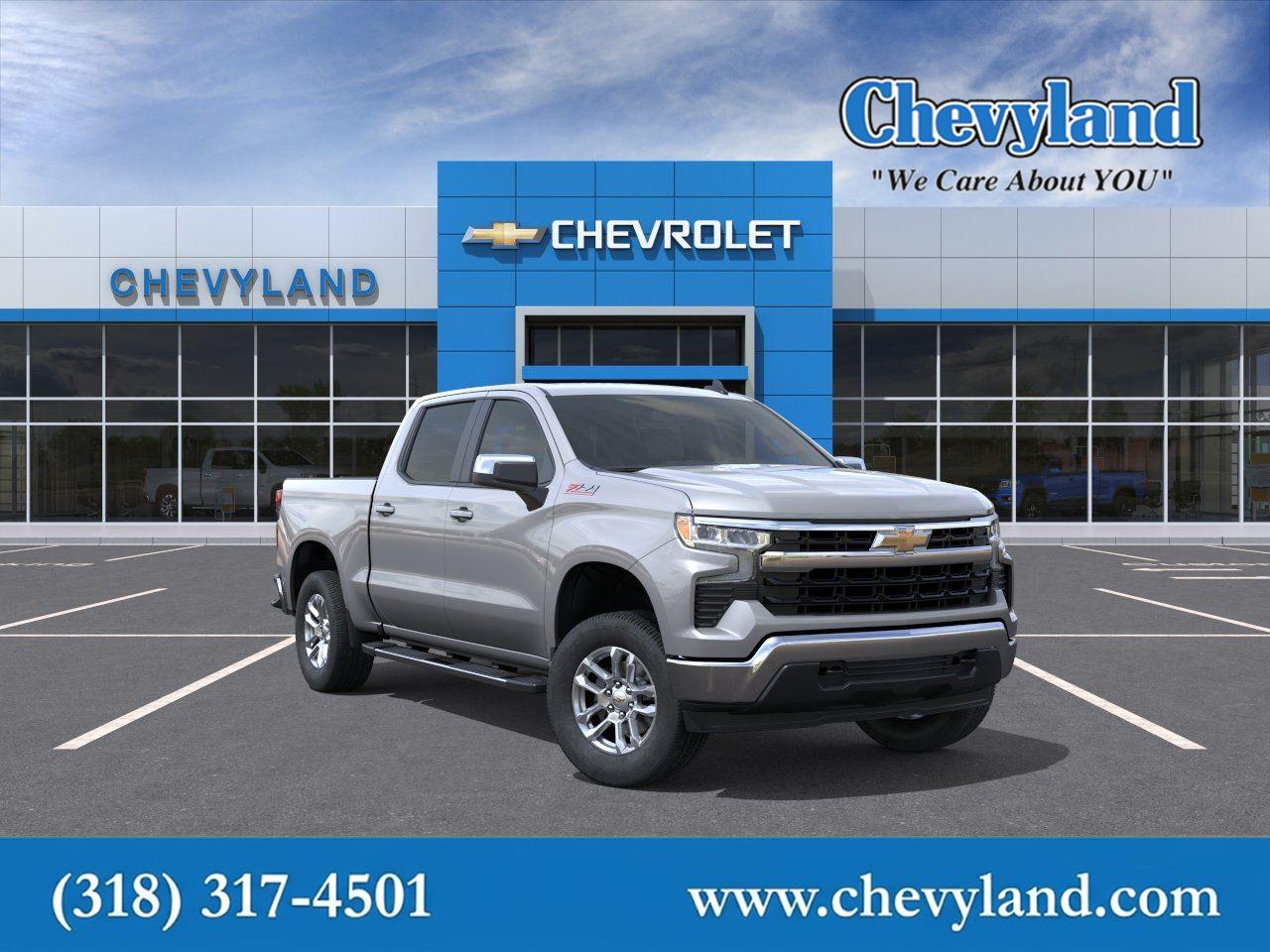 Sterling Gray Metallic 2026 Chevrolet Silverado 1500 Pickup Truck Four-Wheel Drive Automatic