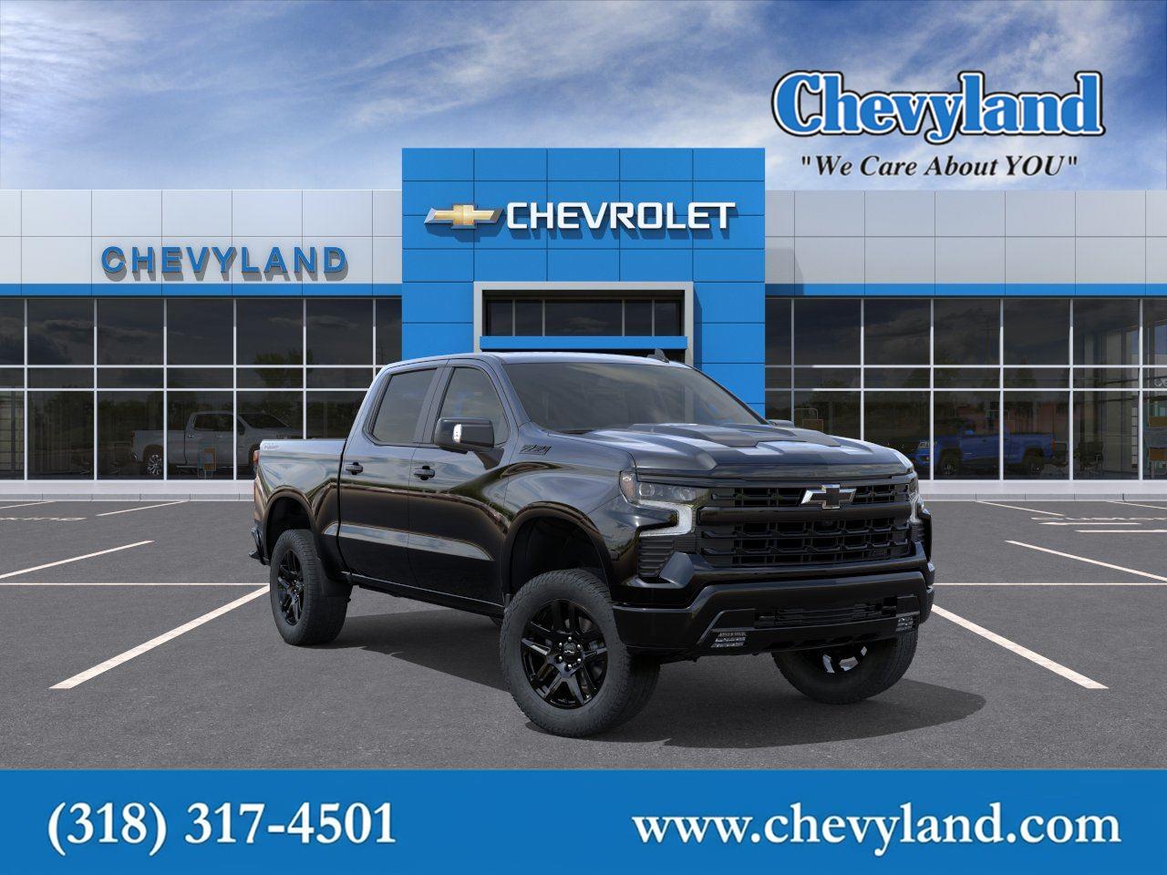 Black 2026 Chevrolet Silverado 1500 Pickup Truck Four-Wheel Drive Automatic