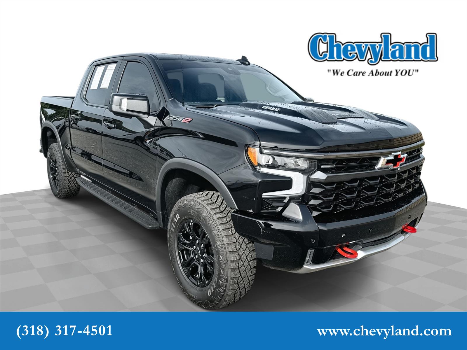 Black 2026 Chevrolet Silverado 1500 Pickup Truck Four-Wheel Drive Automatic