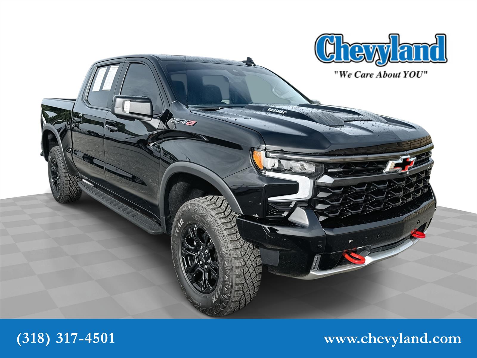 Black 2026 Chevrolet Silverado 1500 Pickup Truck Four-Wheel Drive Automatic