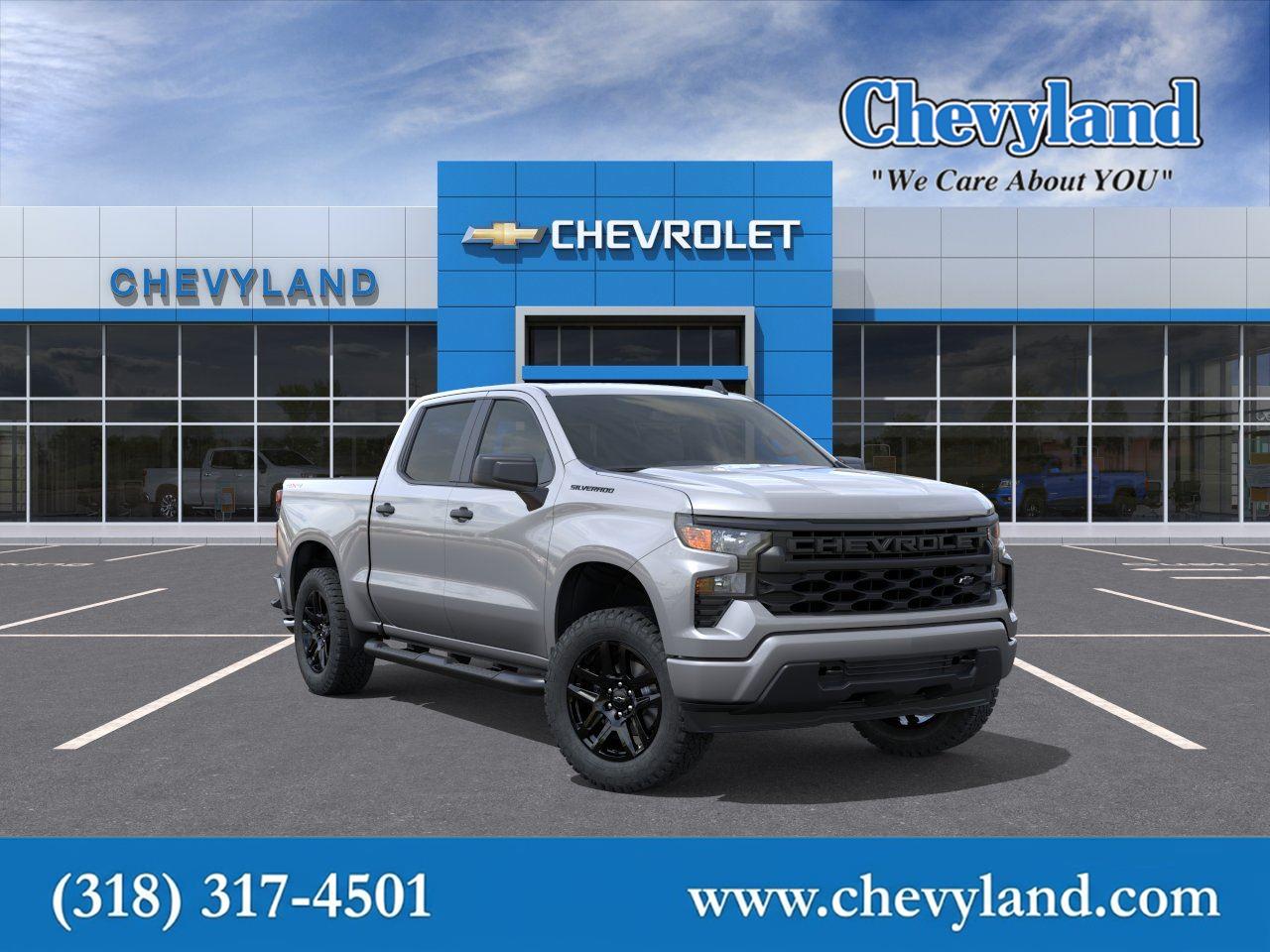 Sterling Gray Metallic 2026 Chevrolet Silverado 1500 Pickup Truck Four-Wheel Drive 8-Speed Automatic