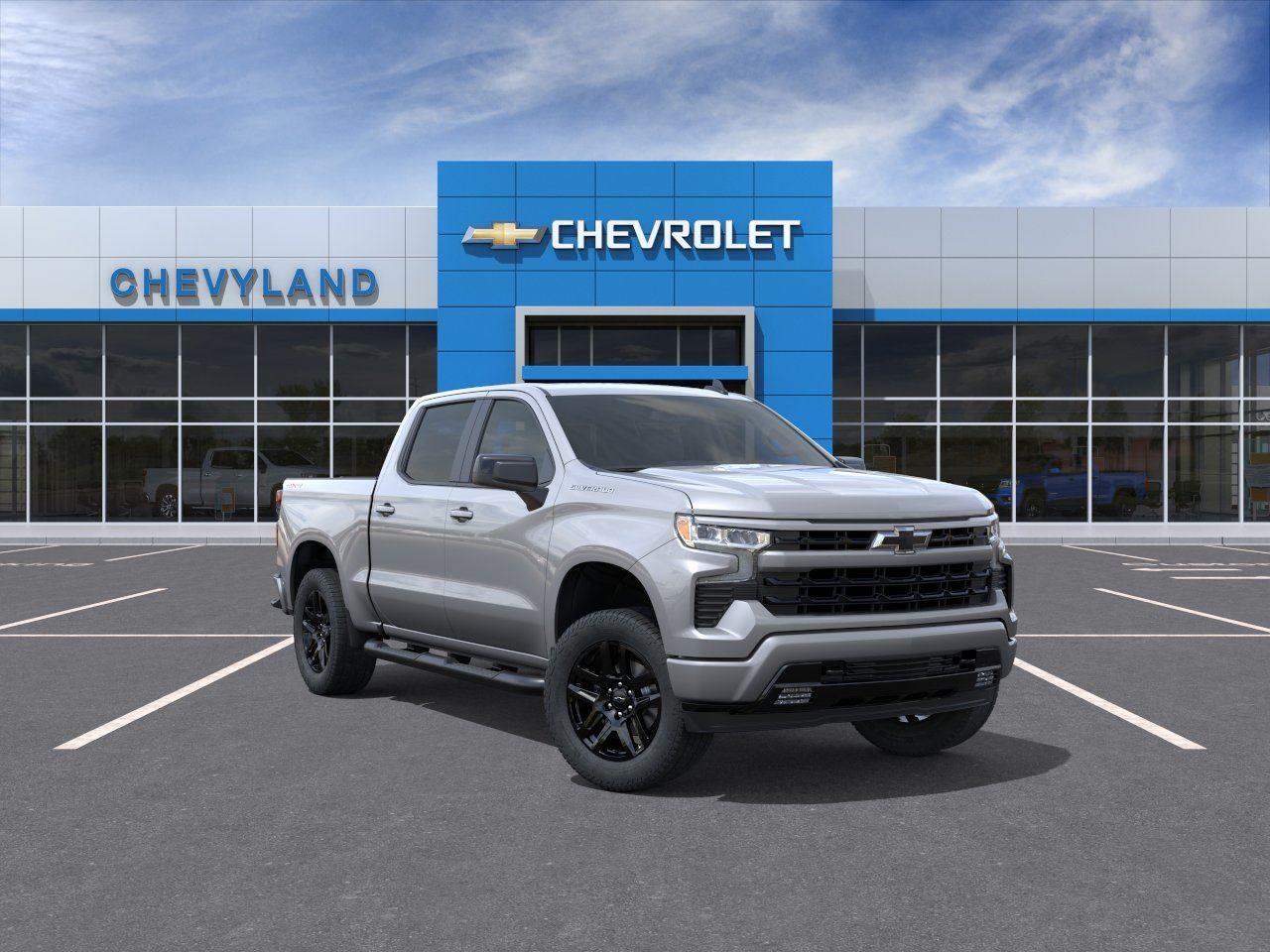 Sterling Gray Metallic 2026 Chevrolet Silverado 1500 Pickup Truck Four-Wheel Drive 8-Speed Automatic