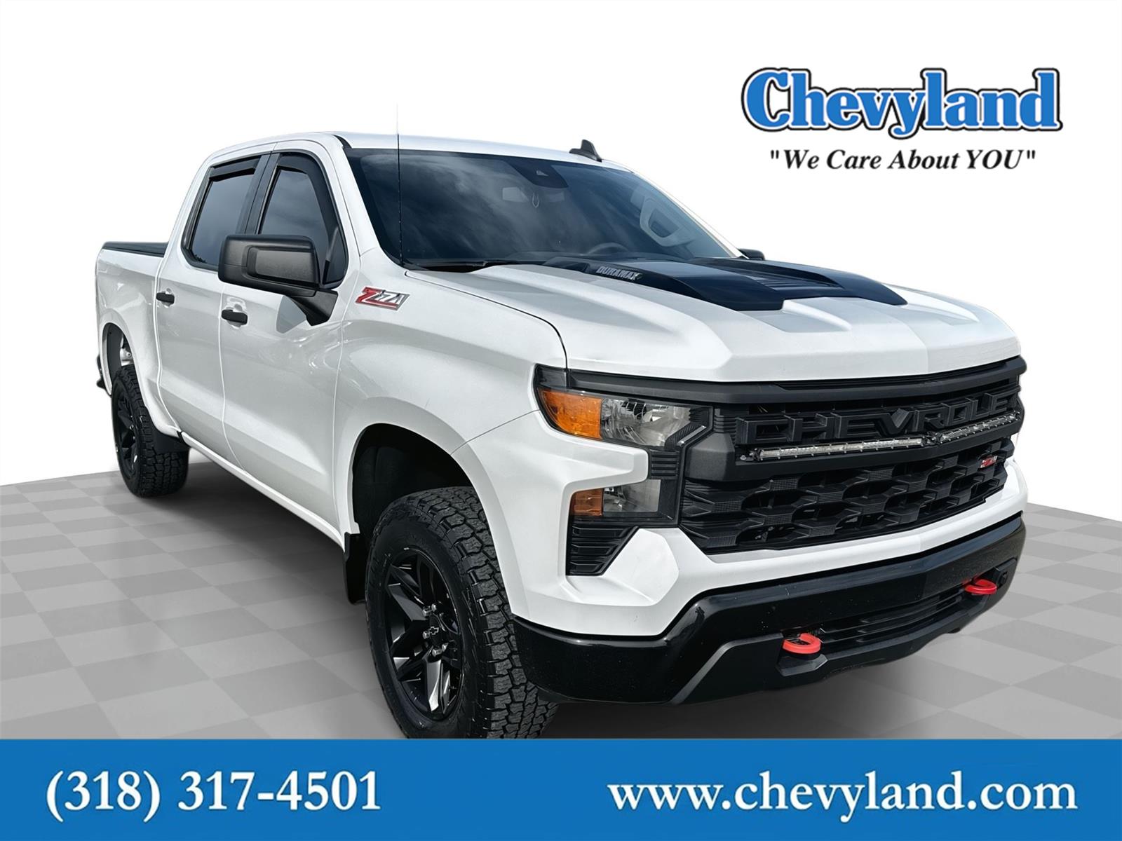 Summit White 2022 Chevrolet Silverado 1500 Pickup Truck Four-Wheel Drive Automatic