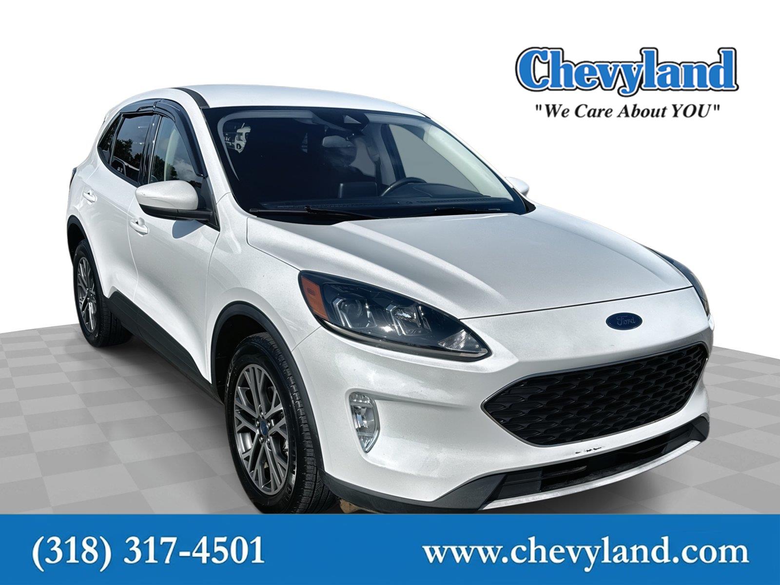 Star White Metallic Tri-Coat 2022 Ford Escape SUV / Crossover All-Wheel Drive 8-Speed Automatic