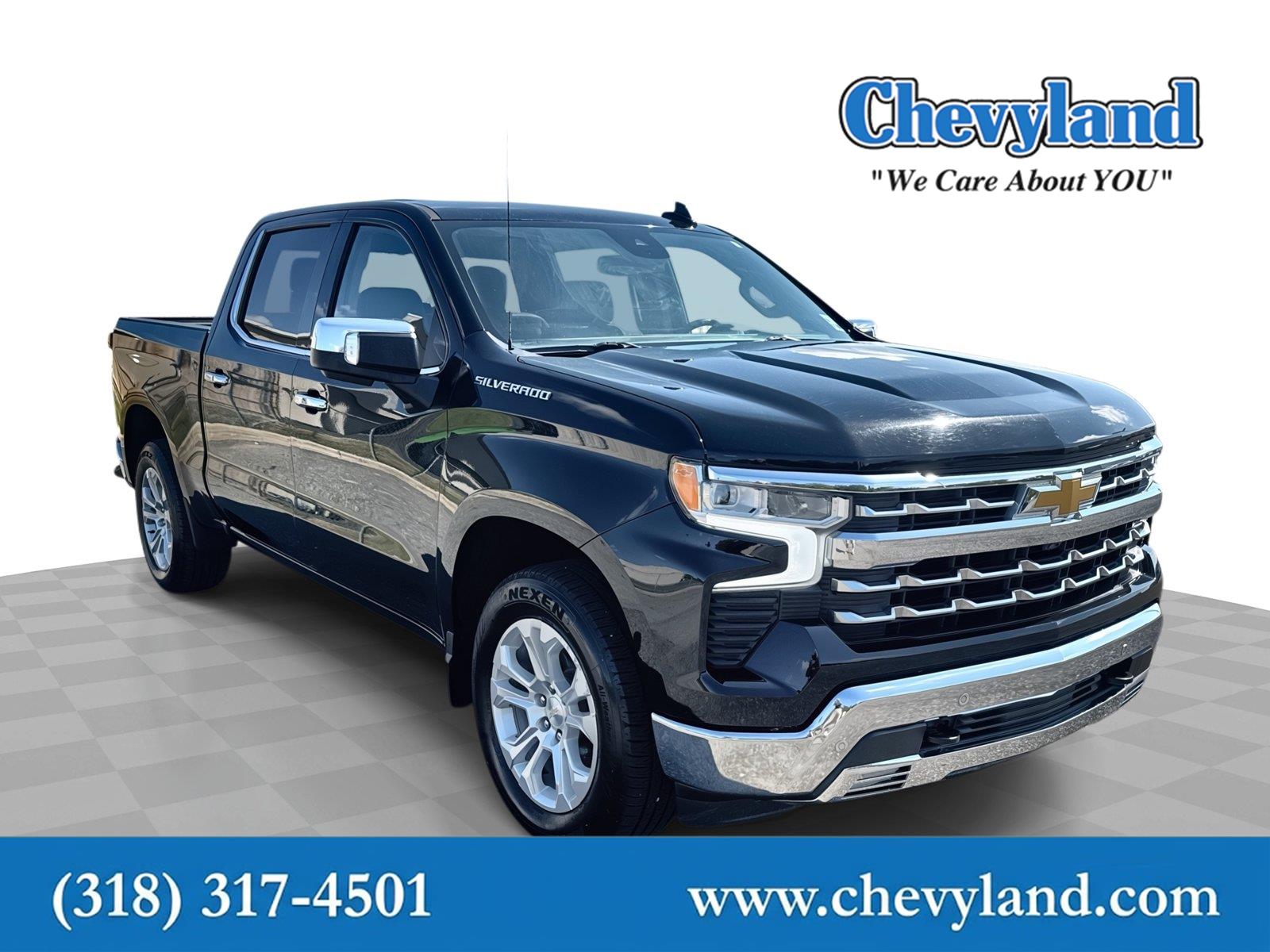 Black 2023 Chevrolet Silverado 1500 Pickup Truck 4X2 Automatic