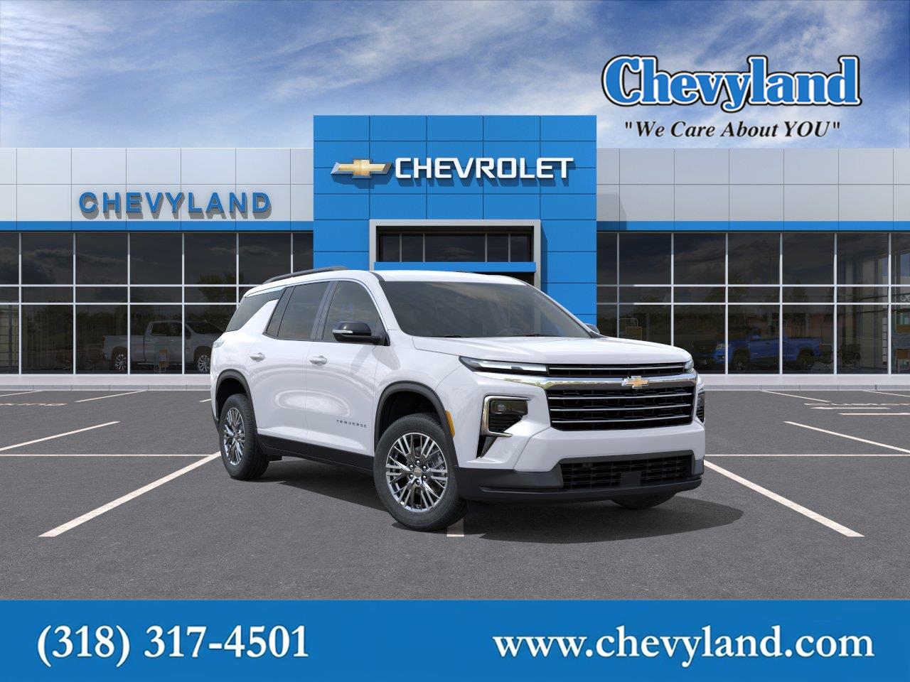 Summit White 2027 Chevrolet Traverse SUV / Crossover Front-Wheel Drive 8-Speed Automatic