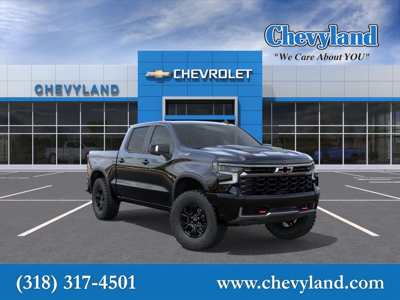 Black 2026 Chevrolet Silverado 1500 Pickup Truck Four-Wheel Drive Automatic
