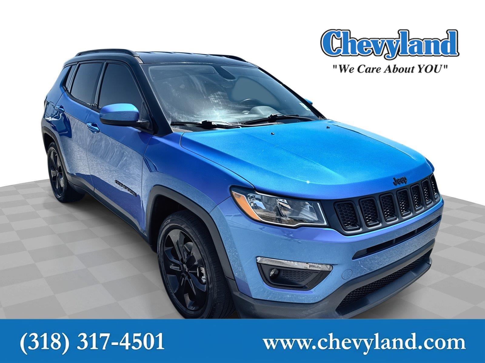 Laser Blue Pearlcoat 2020 Jeep Compass SUV / Crossover Front-Wheel Drive 6-Speed Automatic