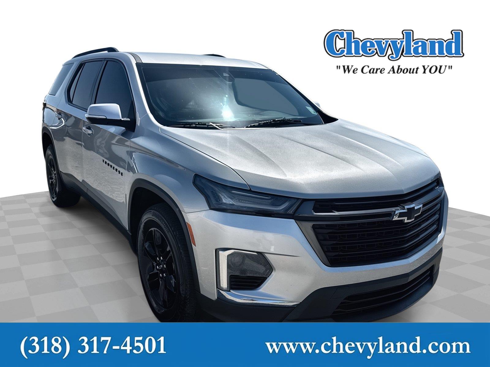 Silver Ice Metallic 2022 Chevrolet Traverse SUV / Crossover Front-Wheel Drive 9-Speed Automatic