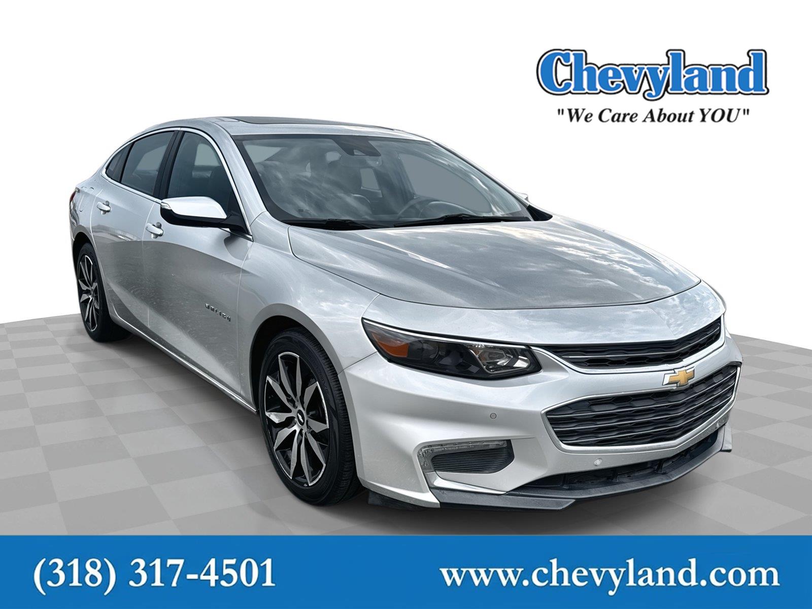Silver Ice Metallic 2017 Chevrolet Malibu Sedan Front-Wheel Drive 6-Speed Automatic