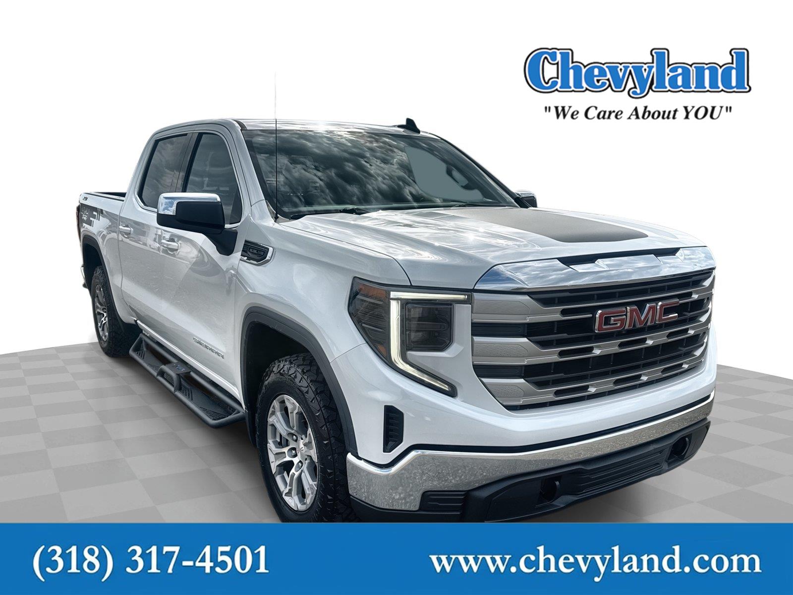 Summit White 2022 GMC Sierra 1500 Pickup Truck Four-Wheel Drive Automatic