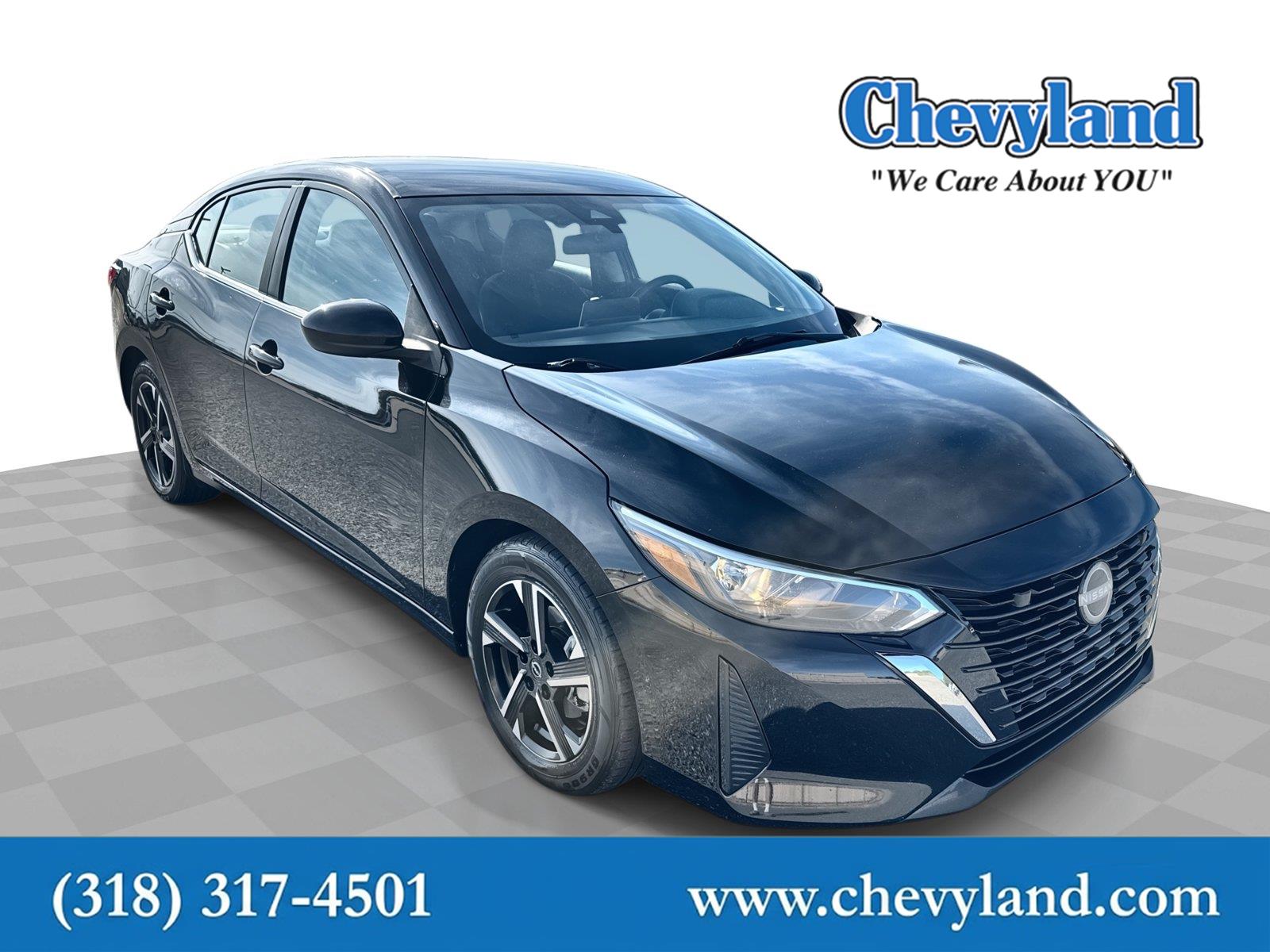 Super Black 2024 Nissan Sentra Sedan Front-Wheel Drive Continuously Variable Transmission