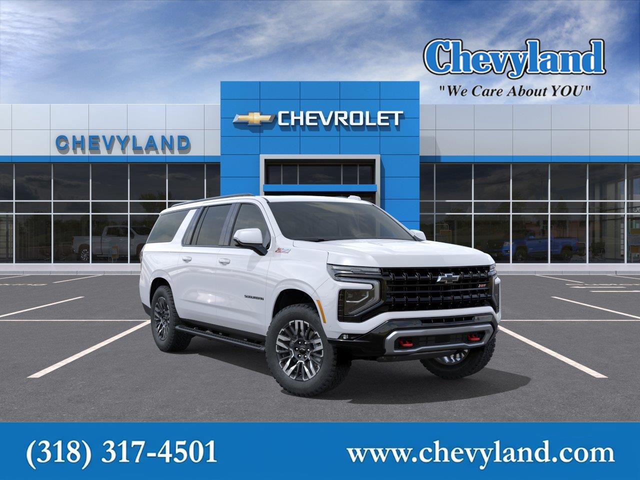 Summit White 2026 Chevrolet Suburban SUV / Crossover Four-Wheel Drive Automatic