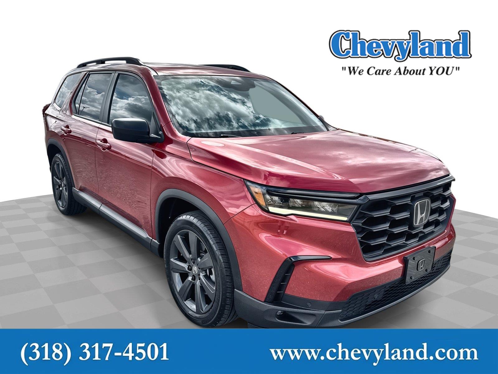 Radiant Red 2025 Honda Pilot SUV / Crossover Front-Wheel Drive