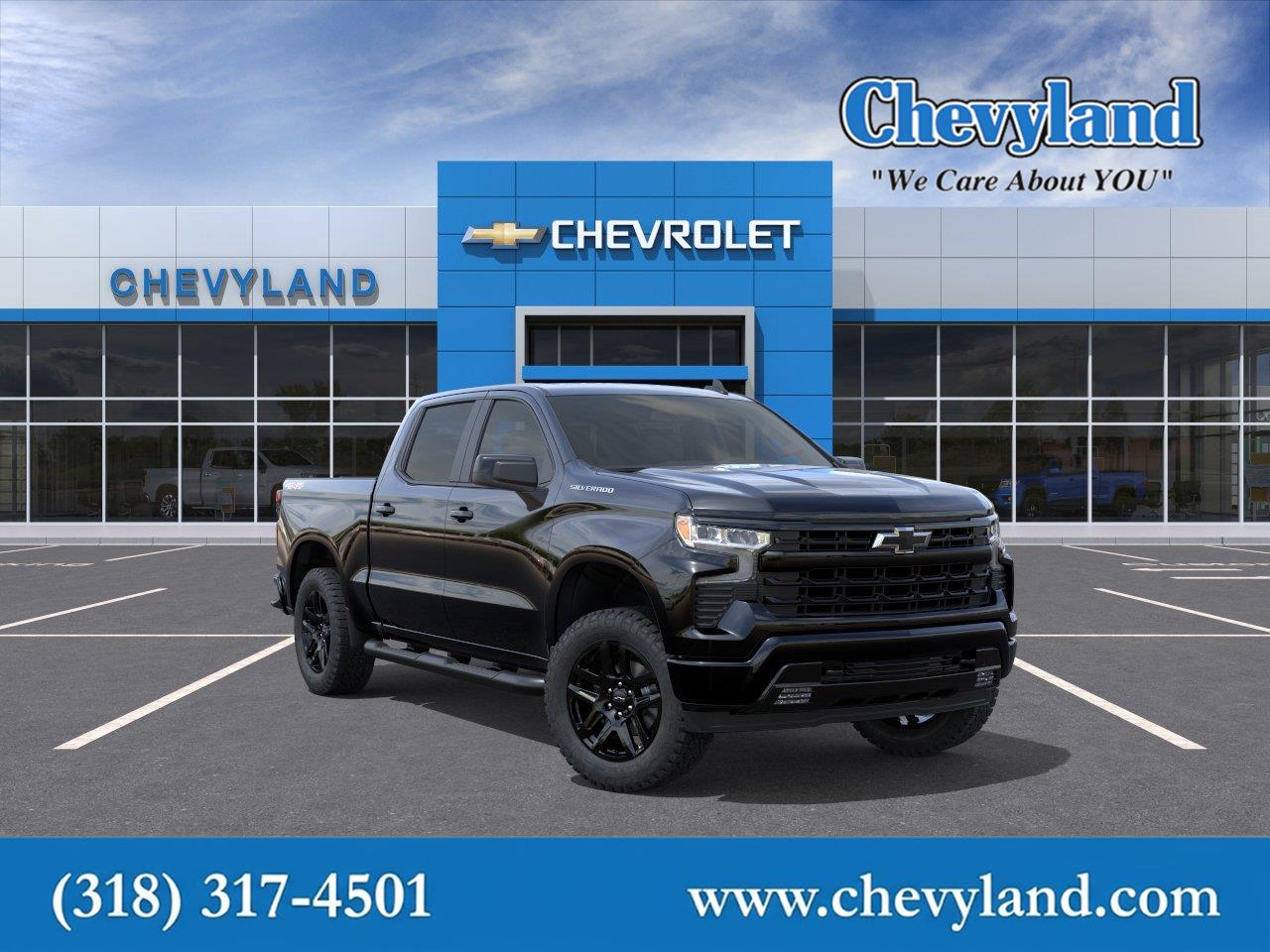 Black 2026 Chevrolet Silverado 1500 Pickup Truck Four-Wheel Drive 8-Speed Automatic