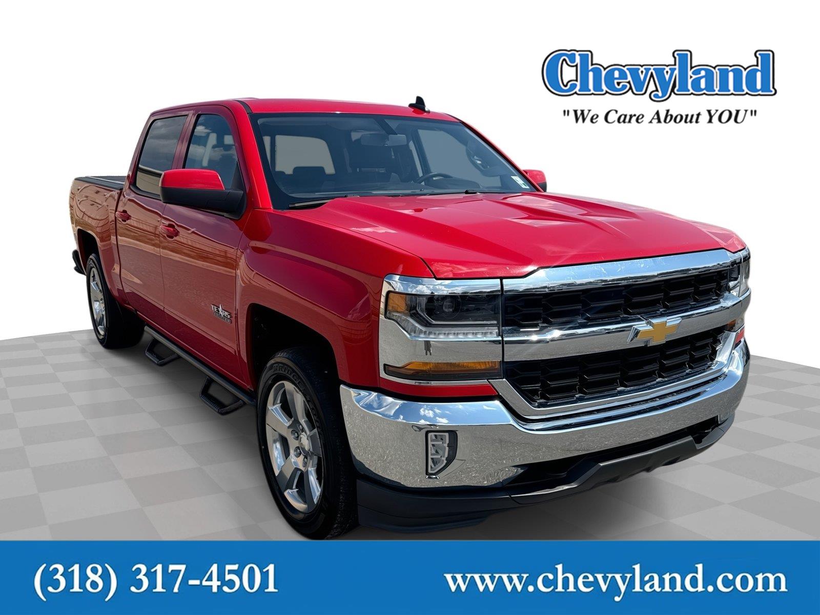 Red Hot 2017 Chevrolet Silverado 1500 Pickup Truck Four-Wheel Drive 6-Speed Automatic