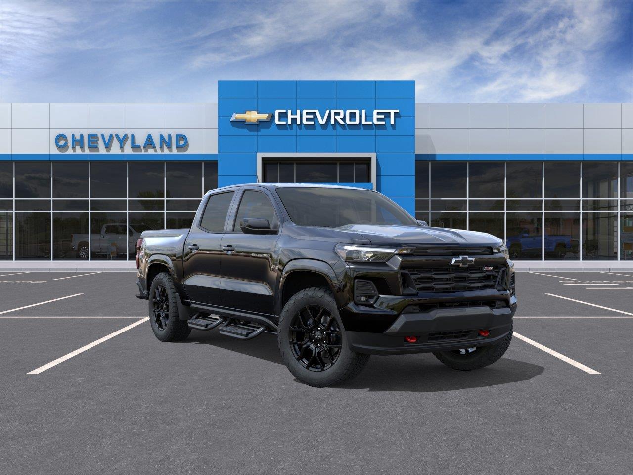 Black 2026 Chevrolet Colorado Pickup Truck Four-Wheel Drive 8-Speed Automatic