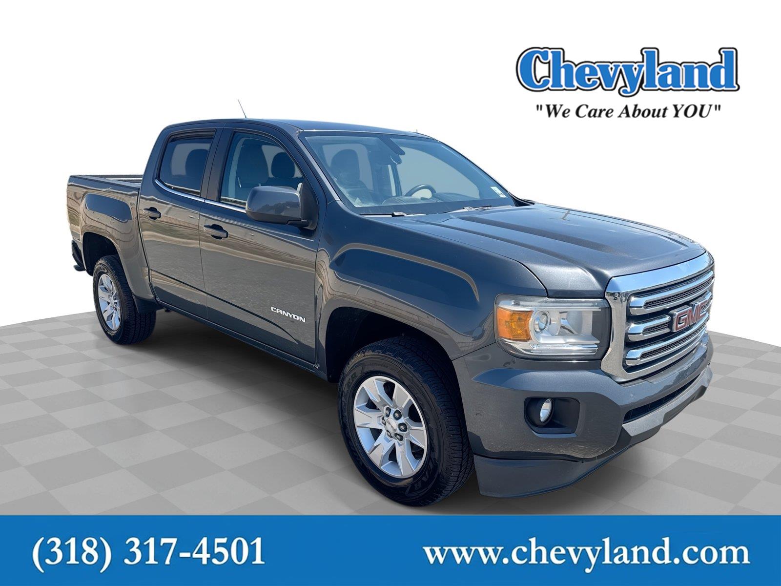 Cyber Gray Metallic 2016 GMC Canyon Pickup Truck 4X2 6-Speed Automatic
