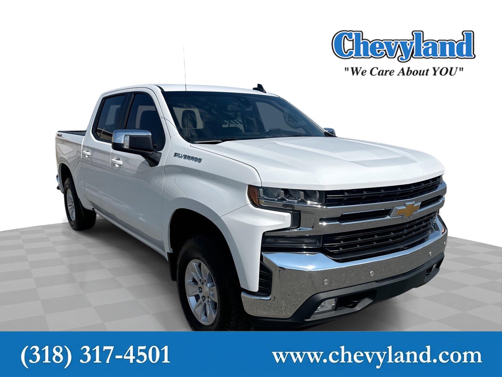 Summit White 2020 Chevrolet Silverado 1500 Pickup Truck Four-Wheel Drive 8-Speed Automatic