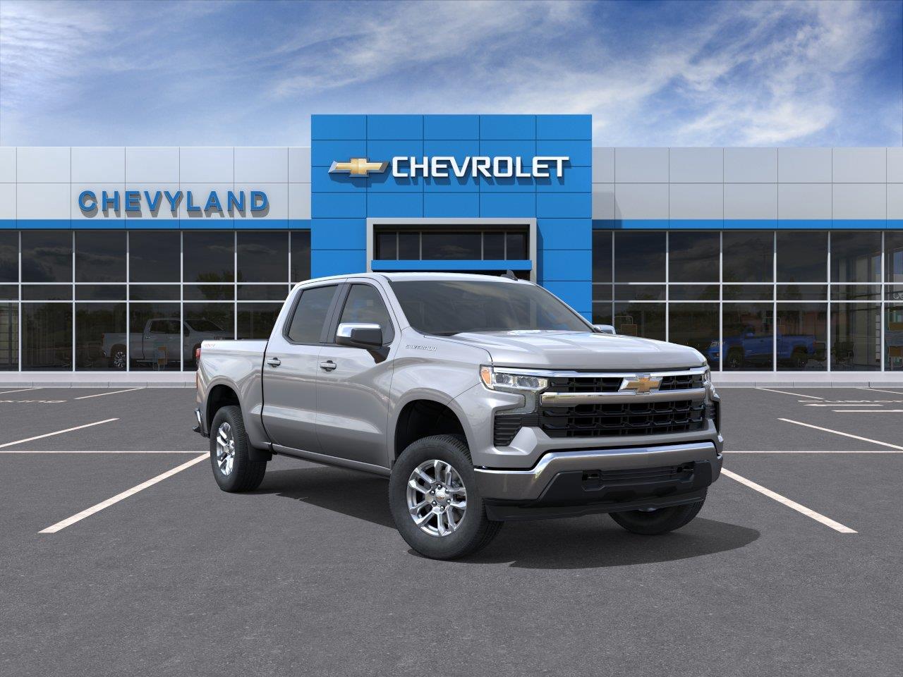 Sterling Gray Metallic 2026 Chevrolet Silverado 1500 Pickup Truck Four-Wheel Drive Automatic