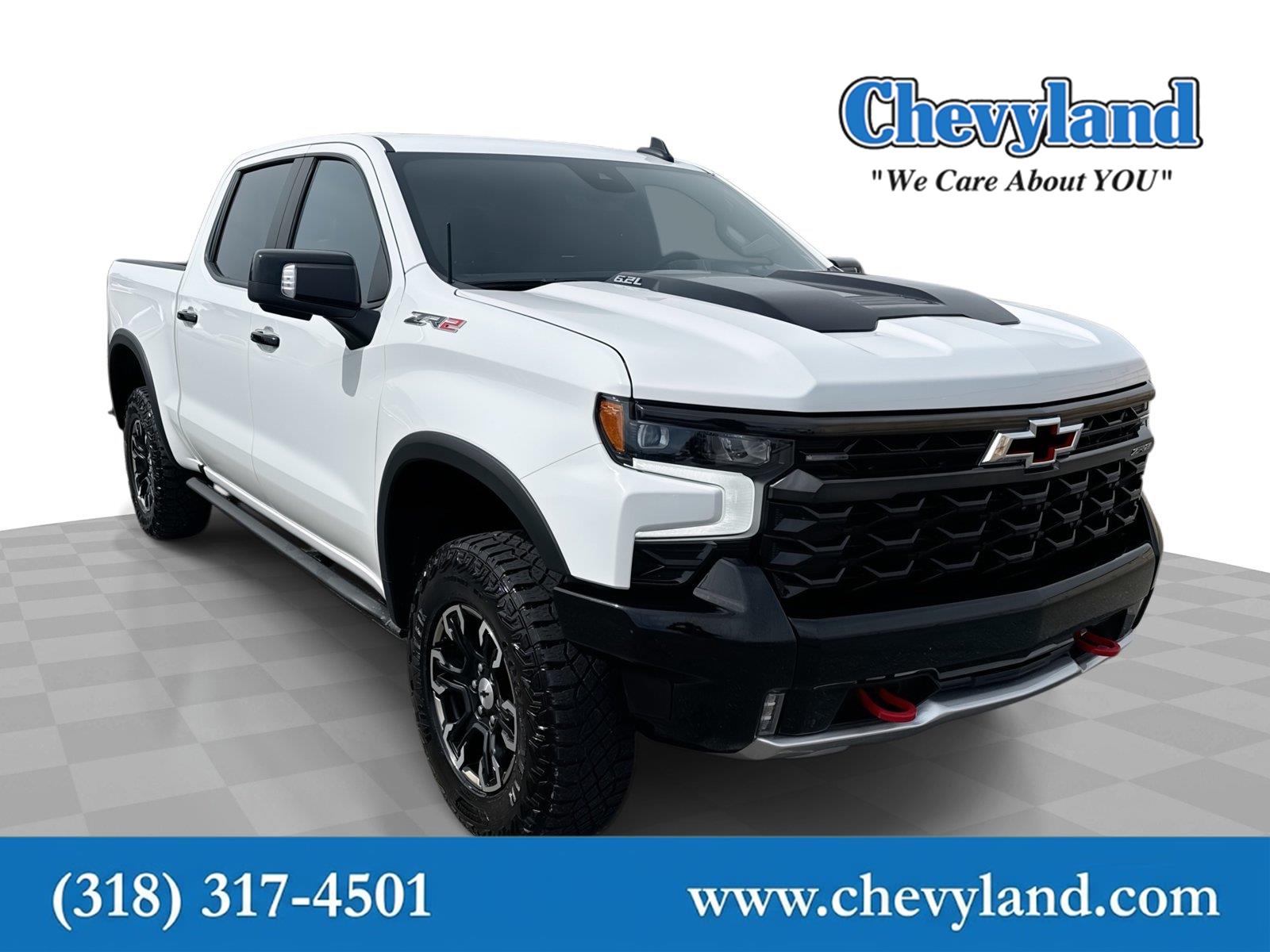 Summit White 2024 Chevrolet Silverado 1500 Pickup Truck Four-Wheel Drive Automatic