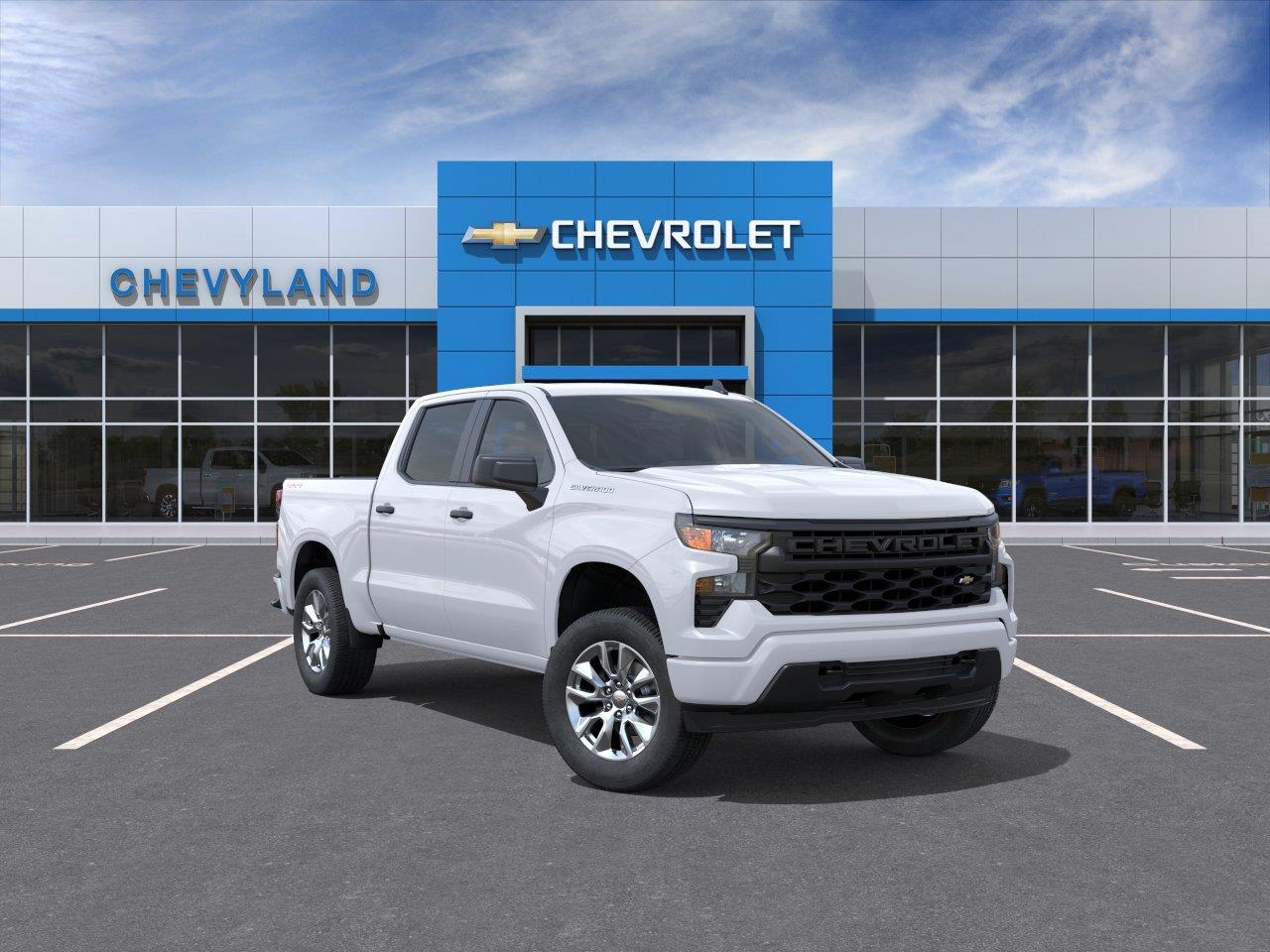 Summit White 2026 Chevrolet Silverado 1500 Pickup Truck Four-Wheel Drive 8-Speed Automatic
