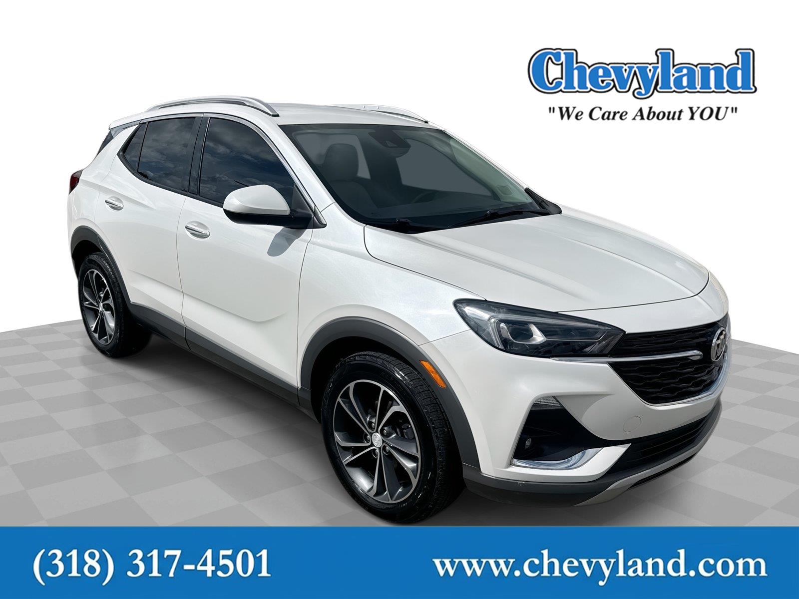 White Frost Tricoat 2022 Buick Encore GX SUV / Crossover Front-Wheel Drive Continuously Variable Transmission