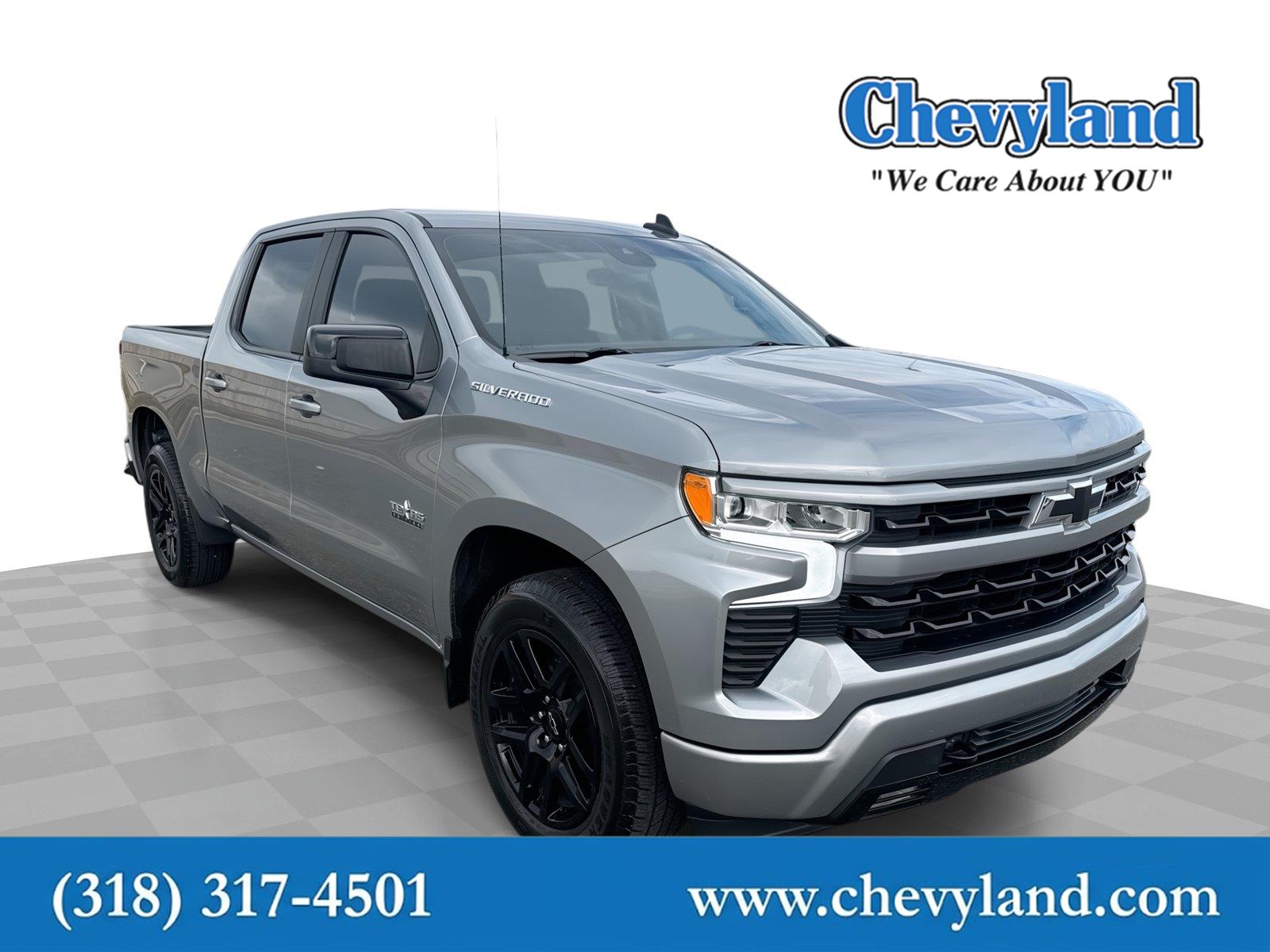 Sterling Gray Metallic 2024 Chevrolet Silverado 1500 Pickup Truck 4X2 Automatic