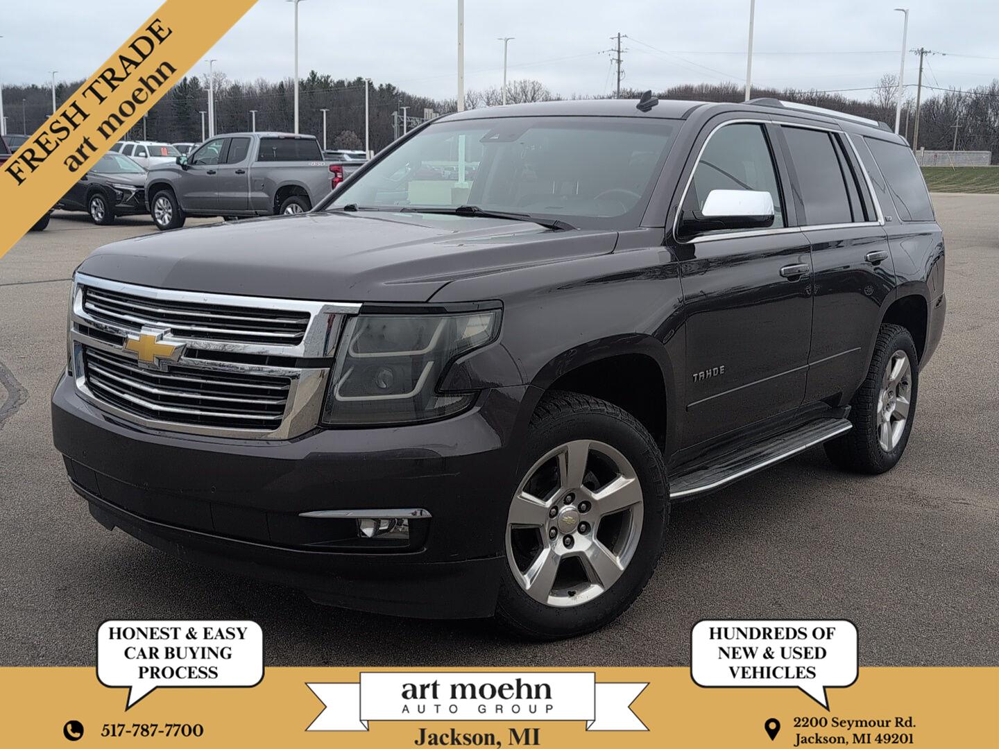 Sable Metallic 2015 Chevrolet Tahoe LTZ 4WD SUV / Crossover Four-Wheel Drive 6-Speed Automatic