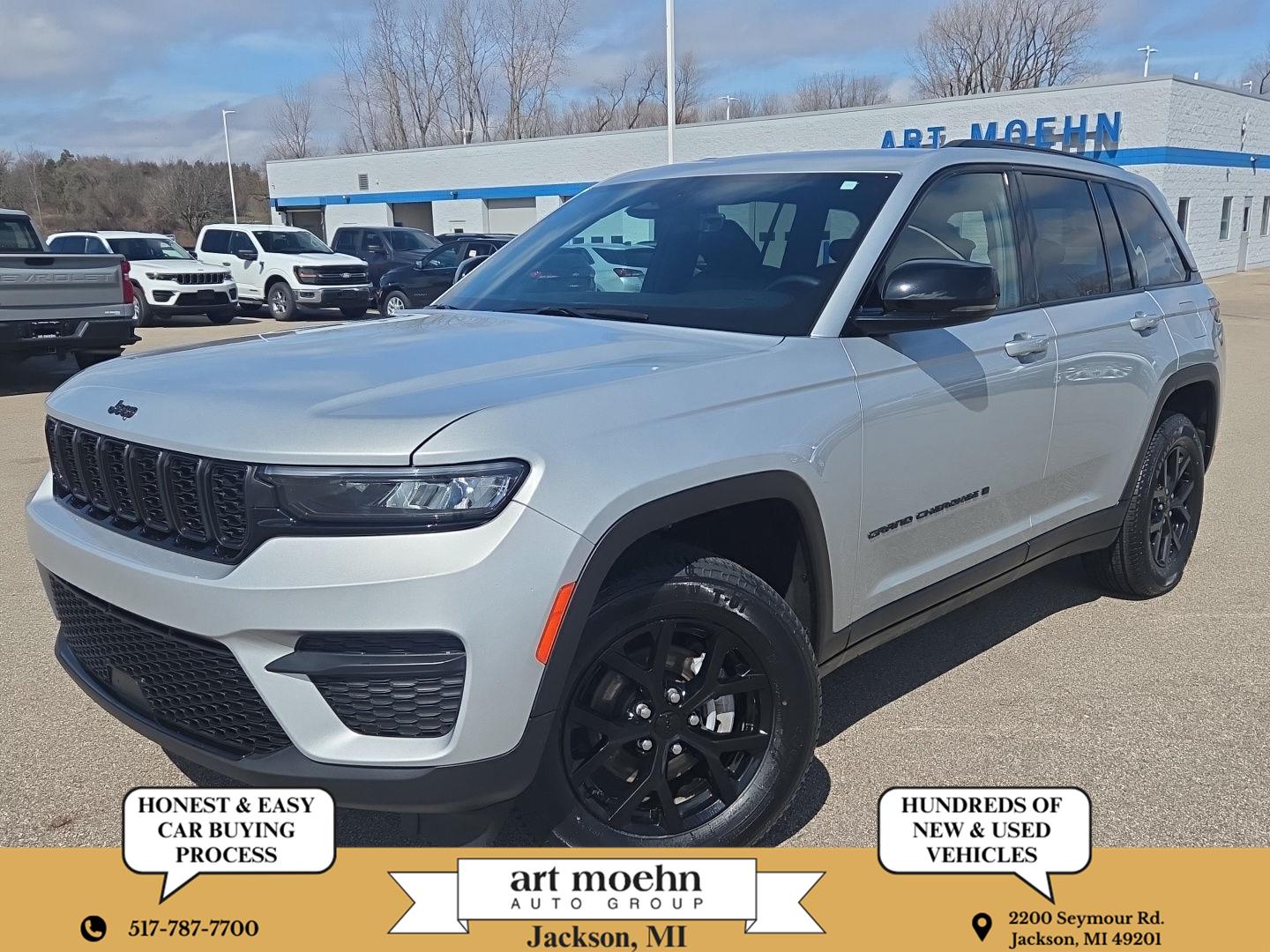 Silver Zynith 2025 Jeep Grand Cherokee Altitude 4WD SUV / Crossover Four-Wheel Drive 8-Speed Automatic