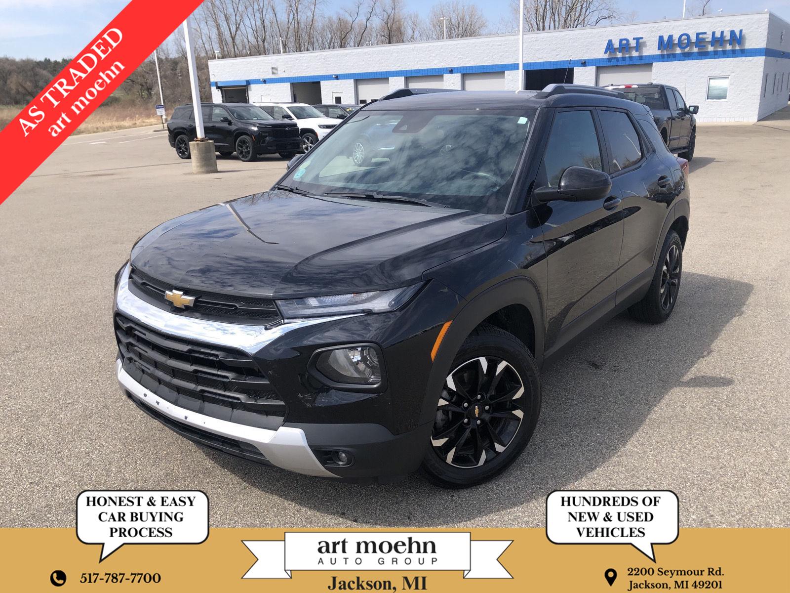 Mosaic Black Metallic 2022 Chevrolet Trailblazer LT FWD SUV / Crossover Front-Wheel Drive Continuously Variable Transmission