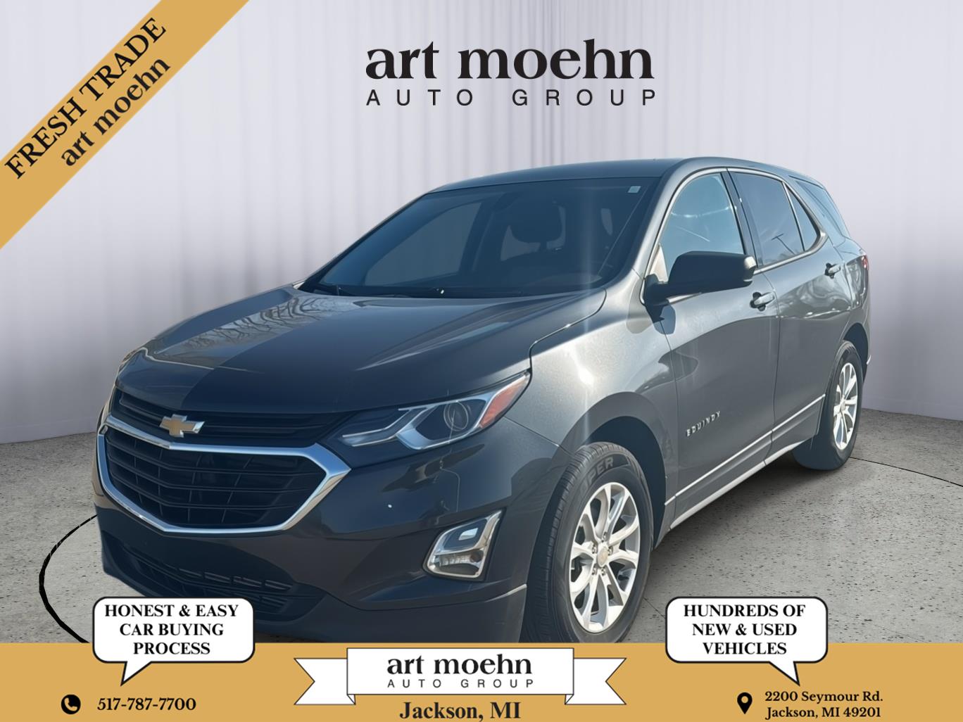 Nightfall Gray Metallic 2019 Chevrolet Equinox 1.5T LS FWD SUV / Crossover Front-Wheel Drive 6-Speed Automatic Overdrive