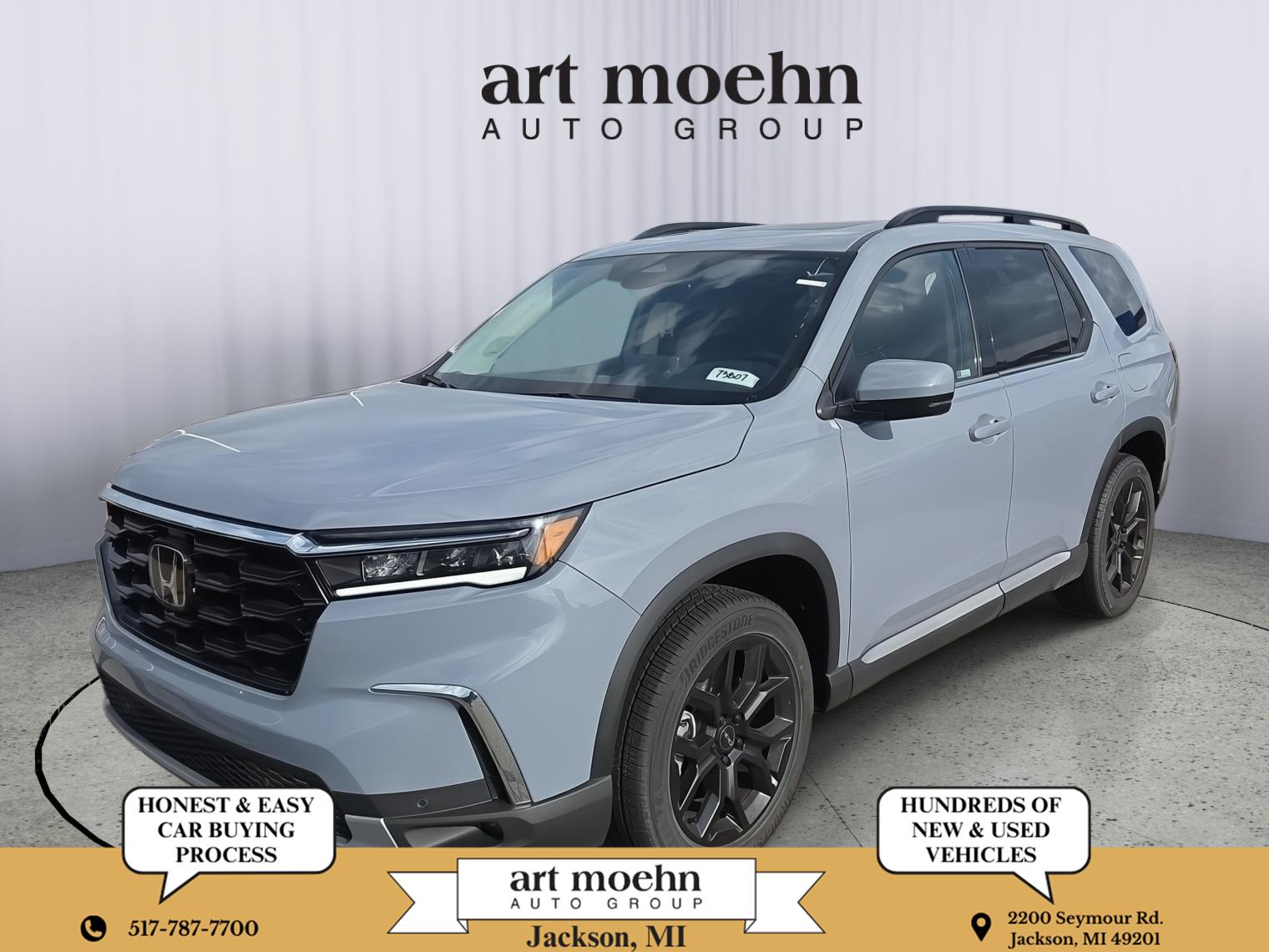 Sonic Gray Pearl 2025 Honda Pilot Touring AWD SUV / Crossover All-Wheel Drive Automatic