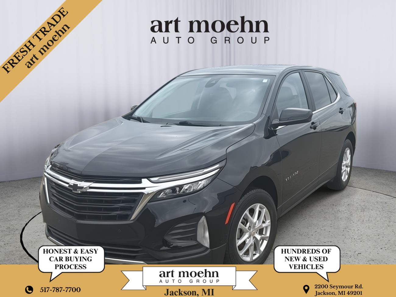 Mosaic Black Metallic 2024 Chevrolet Equinox LT AWD with 1LT SUV / Crossover Four-Wheel Drive 6-Speed Automatic Overdrive
