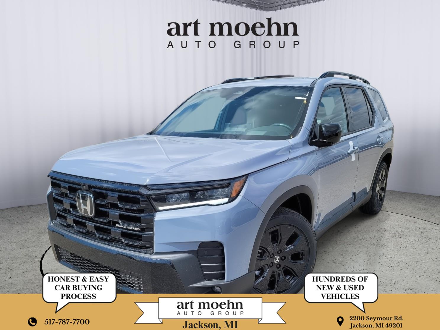 Sonic Gray Pearl 2026 Honda Pilot Black Edition AWD SUV / Crossover All-Wheel Drive Automatic