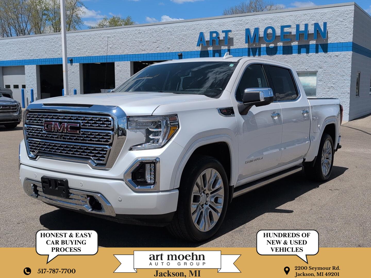 White Frost Tricoat 2020 GMC Sierra 1500 Pickup Truck Four-Wheel Drive Automatic