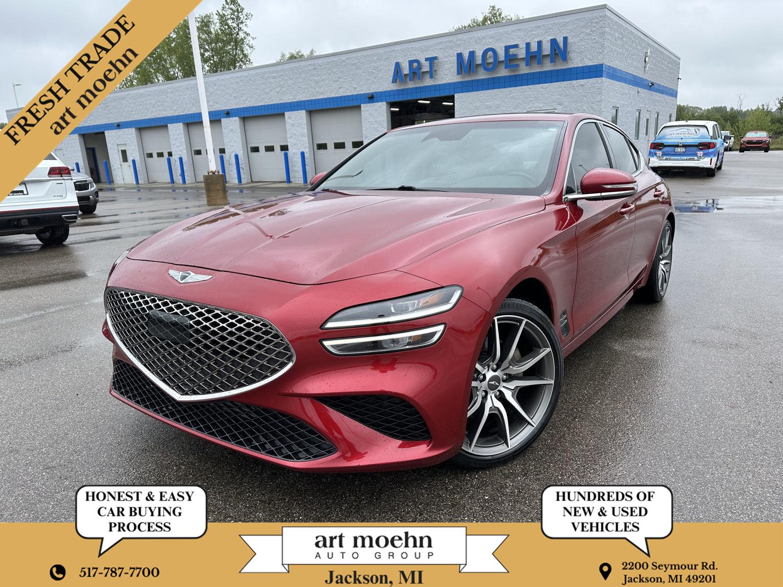 Havana Red 2023 Genesis G70 2.0T RWD Sedan Rear-Wheel Drive Automatic