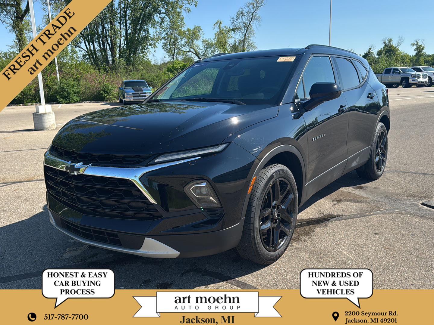 Black 2024 Chevrolet Blazer 2LT AWD SUV / Crossover All-Wheel Drive 9-Speed Automatic