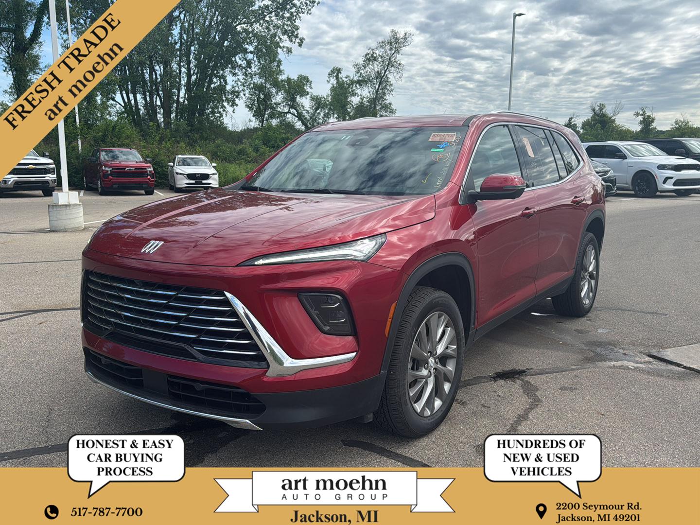 Cherry Red Tintcoat 2026 Buick Enclave Preferred AWD SUV / Crossover Four-Wheel Drive 8-Speed Automatic