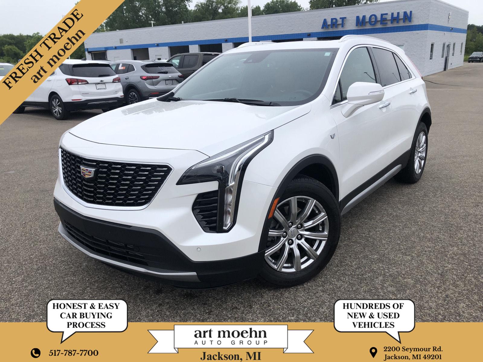 Crystal White Tricoat 2023 Cadillac XT4 SUV / Crossover Four-Wheel Drive 9-Speed Automatic