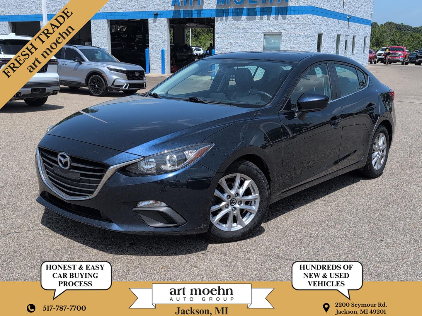 Deep Crystal Blue Mica 2014 Mazda MAZDA3 Sedan Front-Wheel Drive Automatic