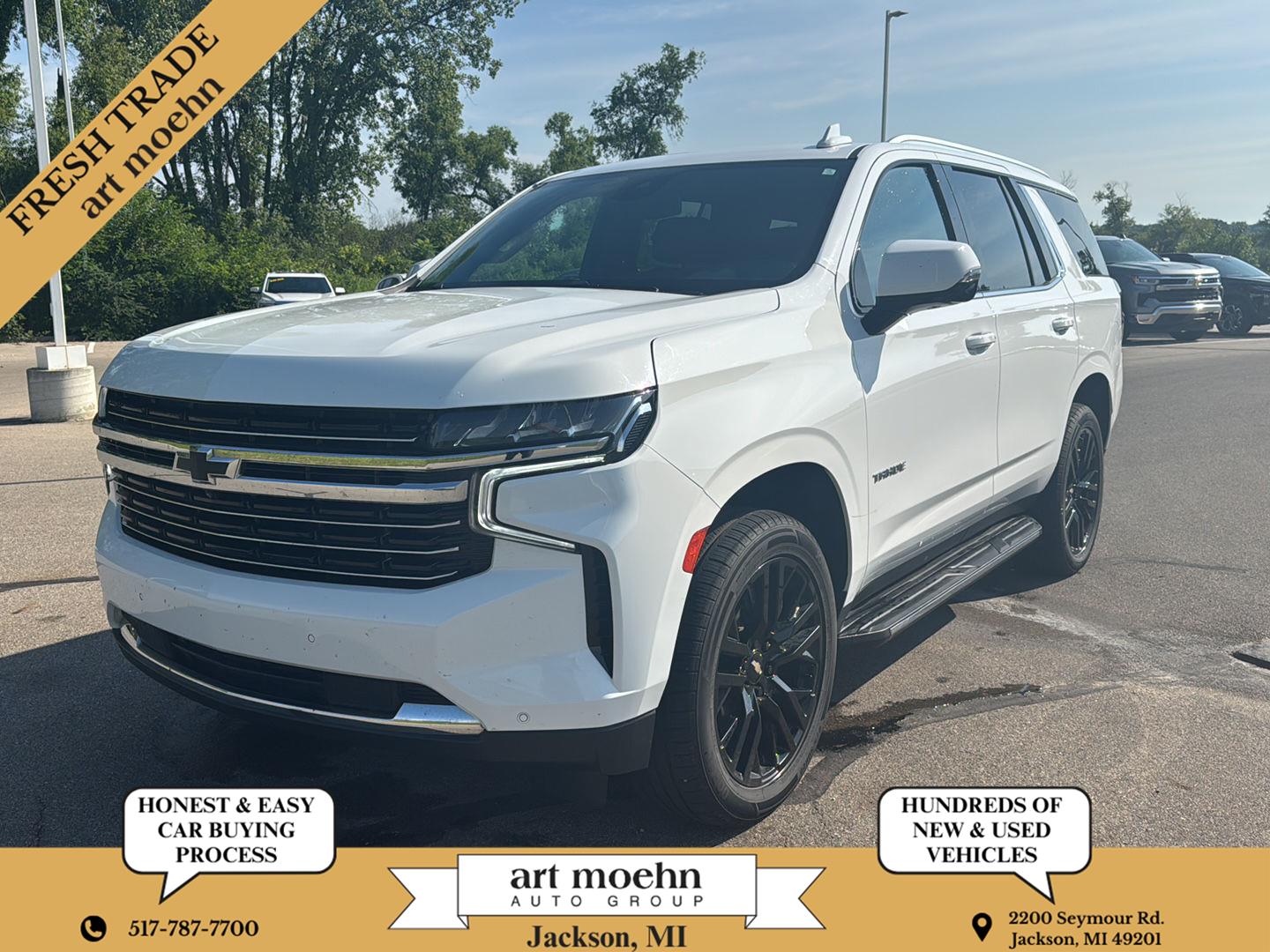 Summit White 2023 Chevrolet Tahoe SUV / Crossover Four-Wheel Drive Automatic