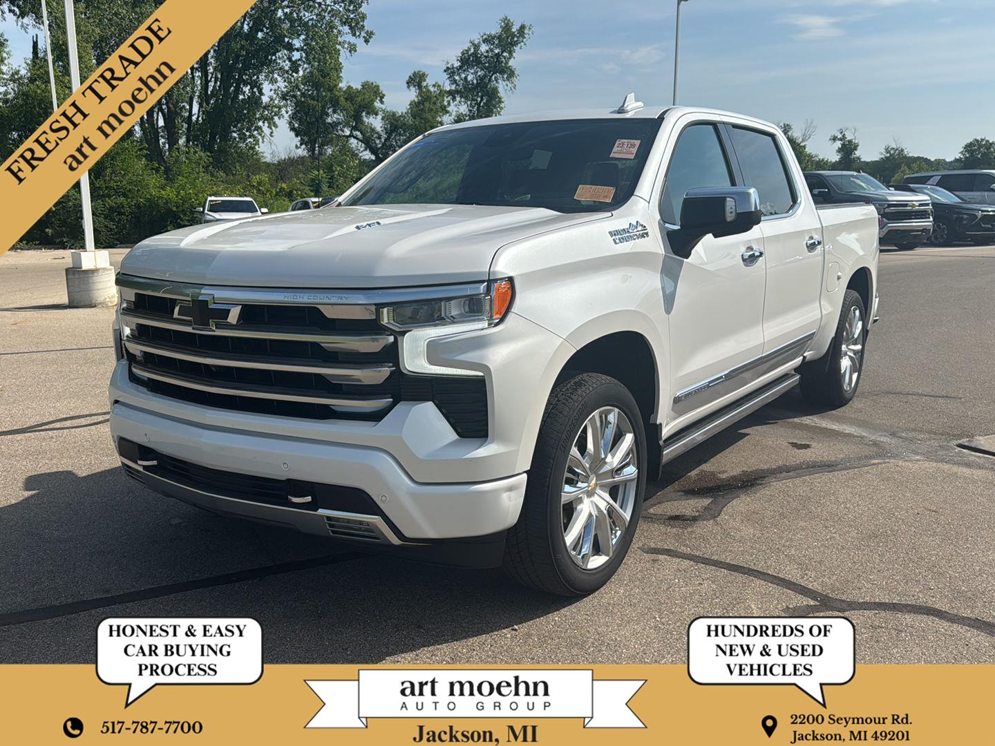White (Iridescent Pearl Tricoat) 2023 Chevrolet Silverado 1500 Pickup Truck Four-Wheel Drive Automatic